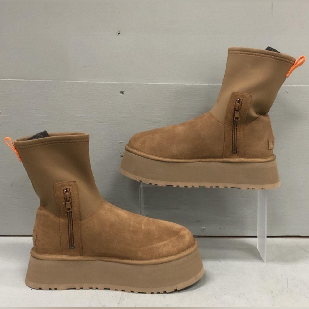 UGG Women's Classic Dipper Suede Neoprene Platform Boots Size 9 NWOT MSRP $170 - Picture 6 of 11